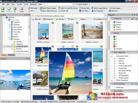 Ekraanipilt ACDSee Photo Manager Windows 10