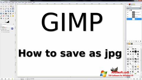 Ekraanipilt GIMP Windows 10