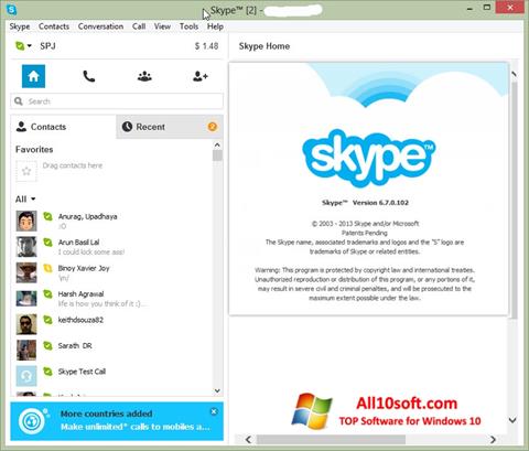 Ekraanipilt Skype Setup Full Windows 10