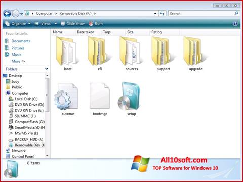 Ekraanipilt Windows 7 USB DVD Download Tool Windows 10