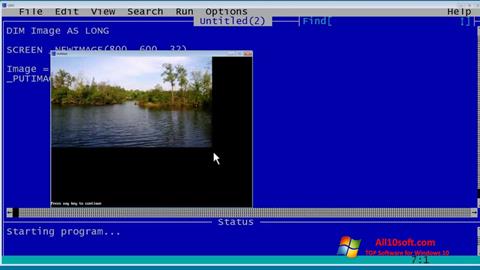 Ekraanipilt QBasic Windows 10