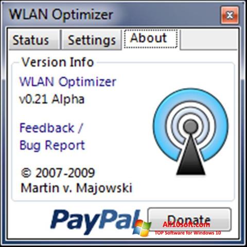 Ekraanipilt WLAN Optimizer Windows 10