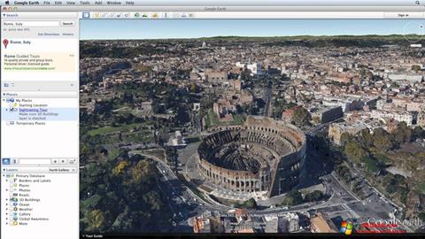 Ekraanipilt Google Earth Windows 10