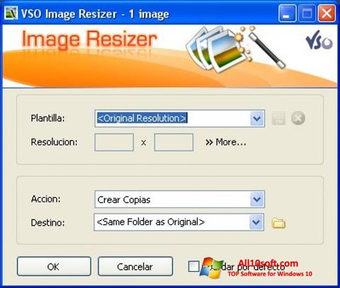 Ekraanipilt VSO Image Resizer Windows 10