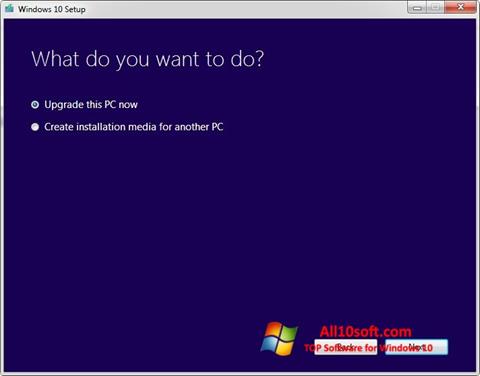 Ekraanipilt Media Creation Tool Windows 10