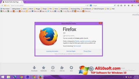 Ekraanipilt Mozilla Firefox Offline Installer Windows 10