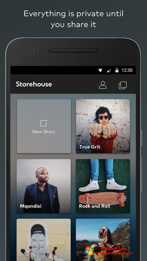 Ekraanipilt StoreHouse Windows 10