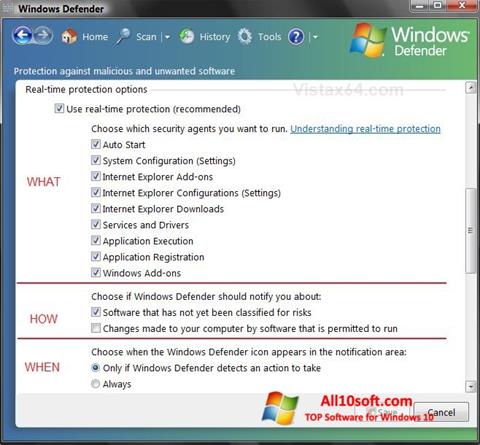 Ekraanipilt Windows Defender Windows 10