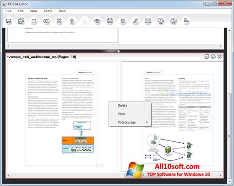 Ekraanipilt PDF24 Creator Windows 10