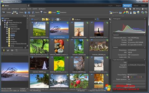 Ekraanipilt Zoner Photo Studio Windows 10
