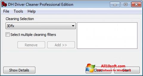 Ekraanipilt Driver Cleaner Windows 10