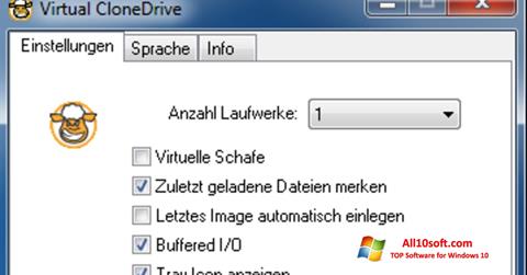 Ekraanipilt Virtual CloneDrive Windows 10