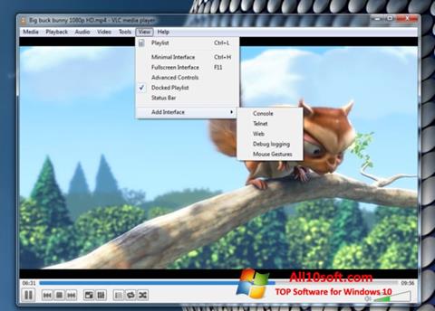 Ekraanipilt VLC Media Player Windows 10