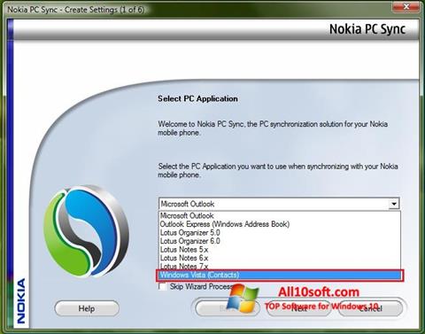 Ekraanipilt Nokia PC Suite Windows 10