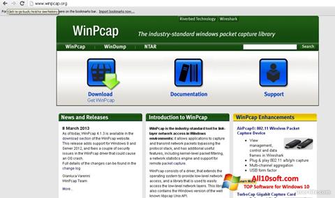 Ekraanipilt WinPcap Windows 10