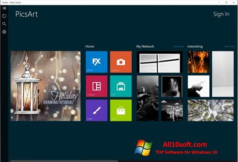 Ekraanipilt PicsArt Windows 10