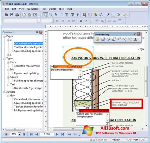 Ekraanipilt Infix PDF Editor Windows 10