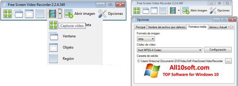 Ekraanipilt Free Screen Video Recorder Windows 10