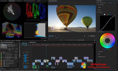 Ekraanipilt Adobe Premiere Pro CC Windows 10