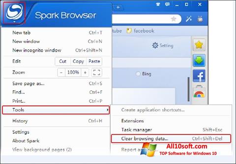 Ekraanipilt Spark Windows 10