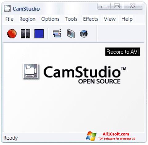 Ekraanipilt CamStudio Windows 10