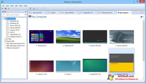Ekraanipilt VMware Workstation Windows 10