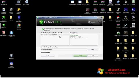 Ekraanipilt Navitel Navigator Update Center Windows 10