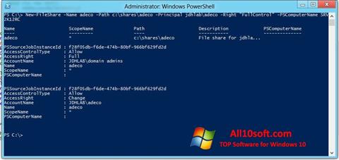 Ekraanipilt Windows PowerShell Windows 10